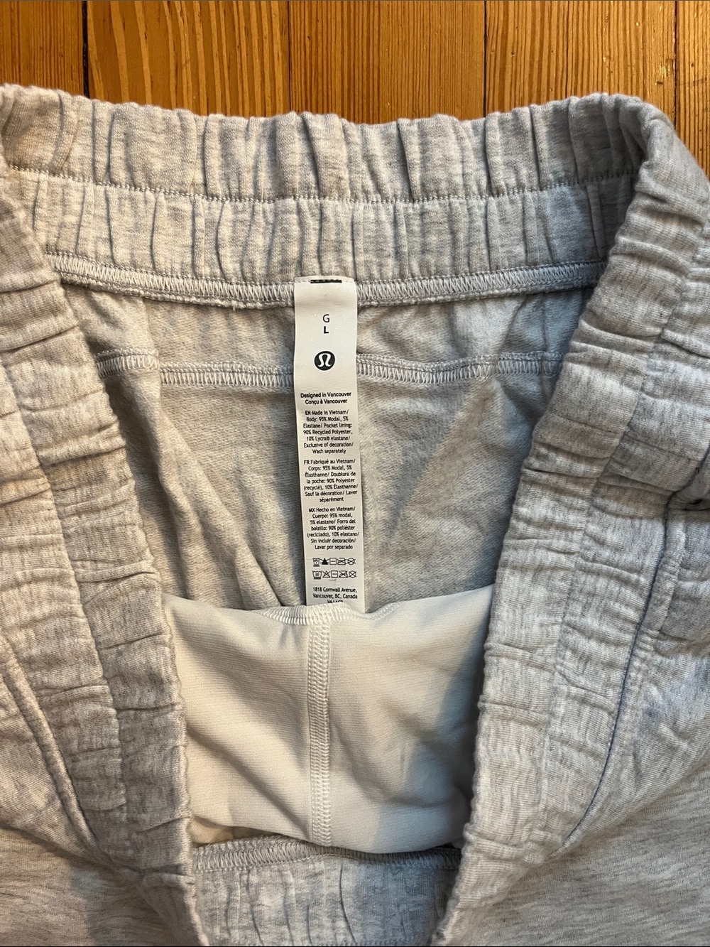 Lululemon Heather Gray Wide Leg Sweatpants - Picture 2 of 6